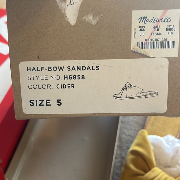 Madewell Half Bow ☀️ - Picture 4 of 5